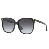 Gucci Women Sunglasses Cat-Eye GG0022S Black Frame Grey Gradient | Italy