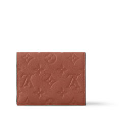 Louis Vuitton Wallet Victorine Monogram Empreinte Leather Cognac