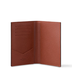 Louis Vuitton Wallet Monogram Canvas Passport Cover Brown Travel | Italy