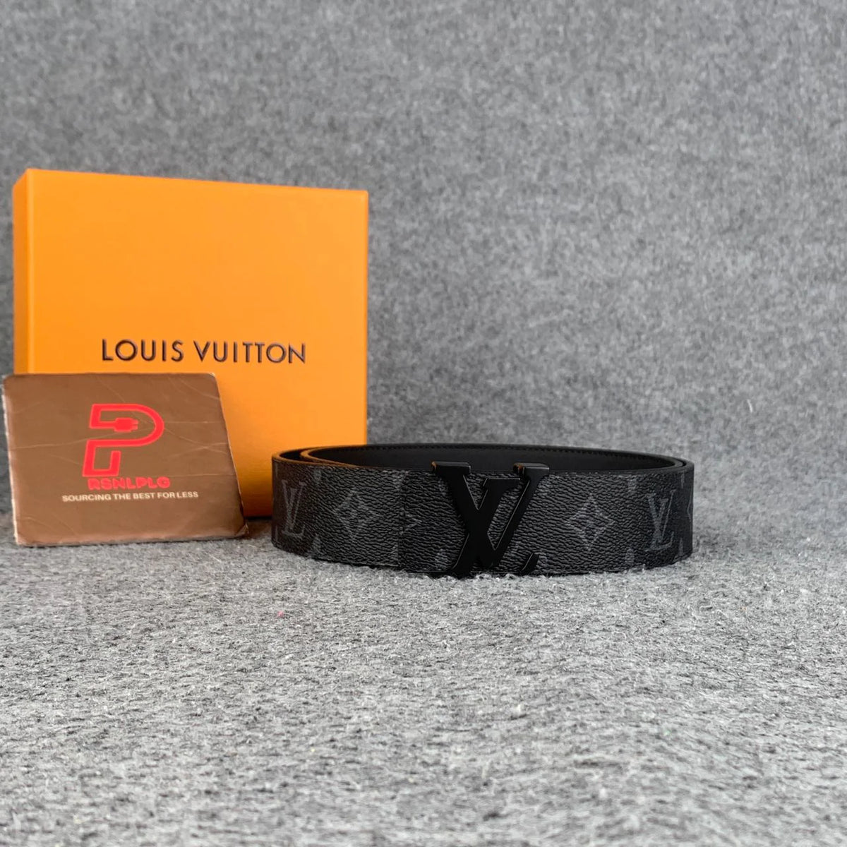 Louis Vuitton LV Belt Women Initiales 40mm Reversible Black Leather & Monogram | 85CM (Copy)